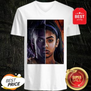 Official Kobe Bryant And Daughter Face V-Neck