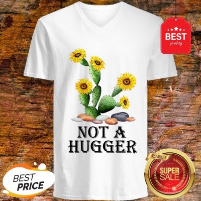 Cactus Sunflower Not A Hugger V-Neck