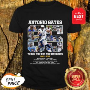 Good Antonio Gates 85 Thank You For The Memories 2003 2019 8X Pro Bowl Shirt