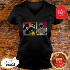 Good Batman Yelling At Catwoman V-Neck