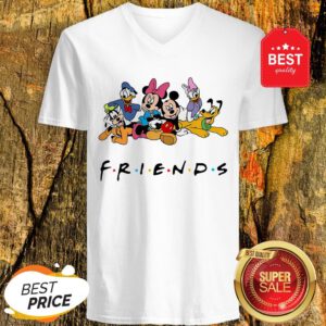 Good Group Of Disney Characters Friends V-Neck
