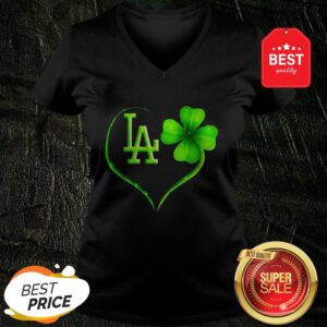 Good Los Angeles Dodgers St Patrick’s Day V-Neck