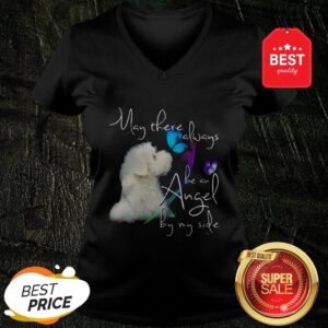 Good Maltese May There Always Be An Angel By My Side V-Neck