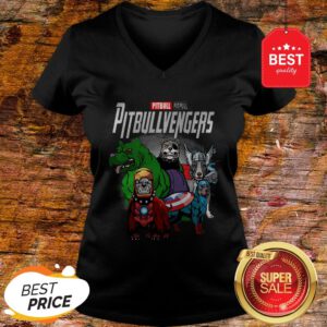 Good Marvel Pitbull Pitbullvengers Avengers Endgame V-Neck