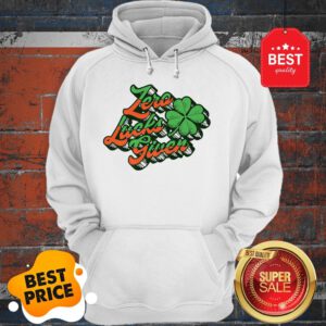 Good Premium Zero Lucks Given Funny St. Patrick’s Day Vintage Shamrock Hoodie