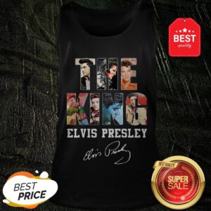 Good The King Elvis Presley Signature Legend Never Die Tank Top