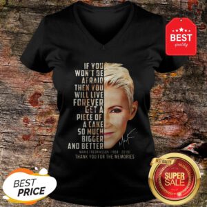 Marie Fredriksson 1958-2019 Signature Thank You For The Memories V-Neck