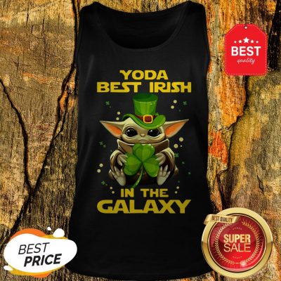 Nice Baby Yoda Best Irish In The Galaxy Star Wars Tank Top