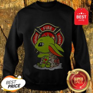 Nice Baby Yoda I Love Fire Department Sweatshirt