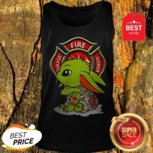 Nice Baby Yoda I Love Fire Department Tank Top