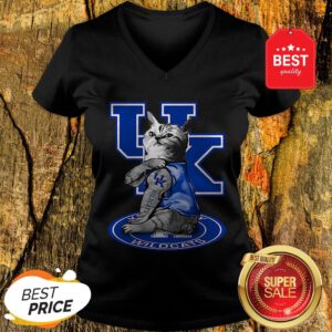Nice Cat Tattoos Kentucky Wildcats V-Neck