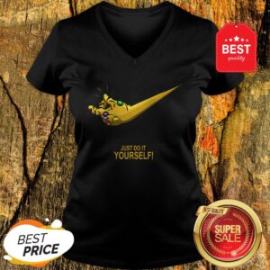 Nice Infinity Gauntlet Nike Just Do It Yourself V-Neck