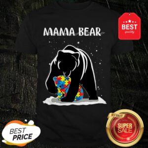Nice Mama Bear Autism Awareness Mother Day Shirt