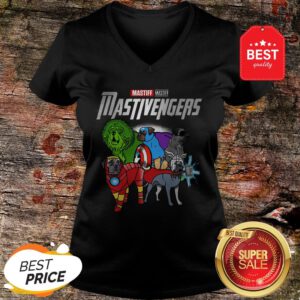 Nice Marvel Avengers Mastiff Mastivengers V-Neck