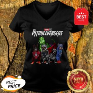 Nice Marvel Pitbull Pitbullvengers Avengers Endgame V-Neck