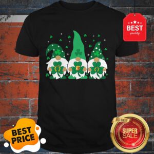 Official 3 Irish Gnome Leprechaun Shamrock Gnomes St. Patrick’s Day Shirt