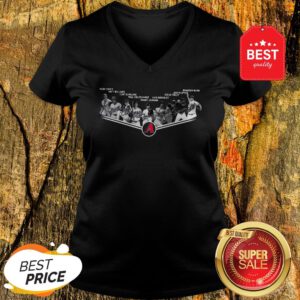 Official Arizona Diamondbacks Legend Signatures Mark Grace Matt Williams V-Neck