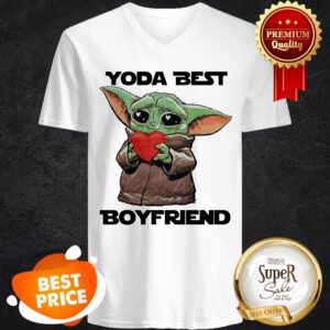 Official Baby Yoda Best Boyfriend V-Neck