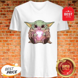 Official The Baby Yoda Adorable Kawii Star Wars Shirt V-Neck