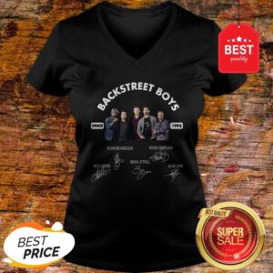 Official Backstreet Boys since 1993 DNA World Tour Signatures V-Neck