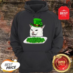 Official Cat Meme Yelling St. Patrick’s Day Irish Hoodie