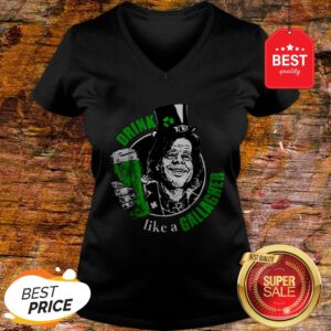 Official Drink Like A Gallagher Irish St Patricks Day V-Neck