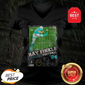 Official Ray Finkle Laces Out Football Signature V-Neck