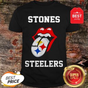 Official Rolling Stones Logo Pittsburgh Steelers Shirt