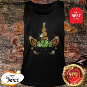 Official Unicorn Face St Patrick’s Day For Girls Women Tank Top