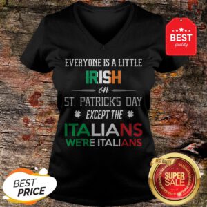Official We’re Still Italians on St. Patrick’s Day V-Neck