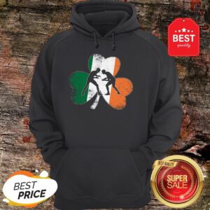 Official Wrestling St.Patrick’s Day Gift Shamrock Ireland Irish Flag Hoodie