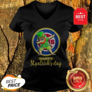 Pretty Chicago Cubs Leprechaun Dabbing St Patrick’s Day V-Neck