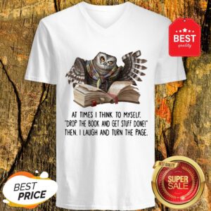 Pretty Owl At Times I Think To Myself V-Neck