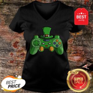 Video Game Gaming St Patricks Day Gamer T V-Neck