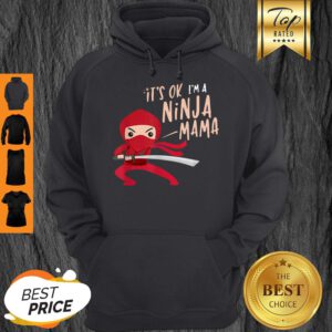 Awesome Ninja Mommy Great Birthday Kids Love Funny Mama Great Hoodie