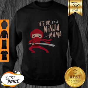 Awesome Ninja Mommy Great Birthday Kids Love Funny Mama Great Sweatshirt