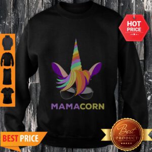 Beautiful Unicorn Mom Funny Mamacorn Gift For Mother’s Day V-Neck