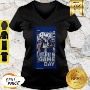 Good Atlanta Falcons And Indianapolis Colts It’s Gameday Gallery V-Neck