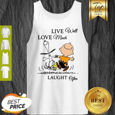 Good Charlie Brown And Snoopy Live Well Love Much Laugh Often Tank Top