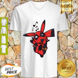Good Deadchu Singing Pikachu Marvel Deadpool Mashup V-Neck