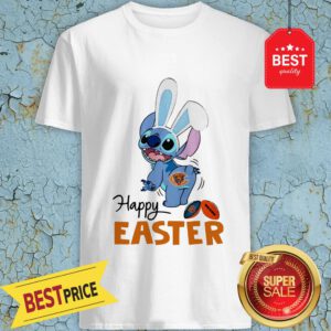 Good Disney Stitch Chicago Bears Logo Happy Easter Shirt