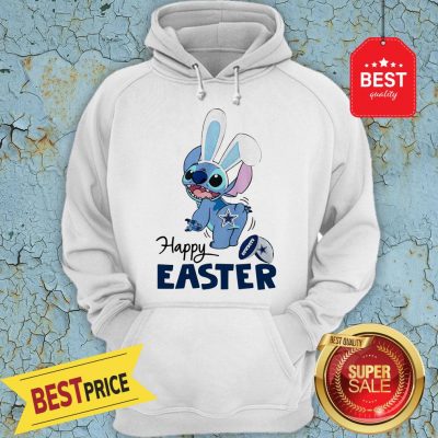 Good Disney Stitch Dallas Cowboys Logo Happy Easter Hoodie