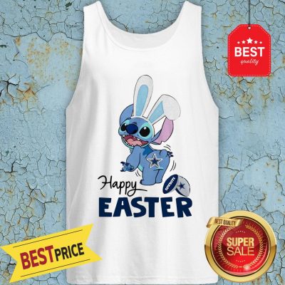 Good Disney Stitch Dallas Cowboys Logo Happy Easter Tank Top
