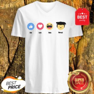 Good Emoji Like Love Haha Heresy V-Neck