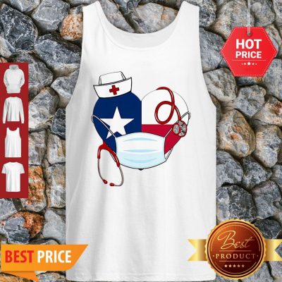 Good Heart Texas Stethoscope Nurse Face Mask Tank Top