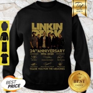 Good Linkin Park 24th Anniversary Thank You For The Memories Signatures Sweatshirt