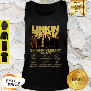 Good Linkin Park 24th Anniversary Thank You For The Memories Signatures Tank Top