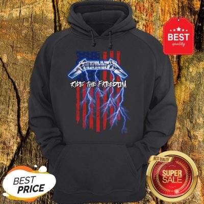 Good Metallica Merica Ride The Freedom American Flag Hoodie