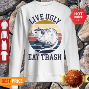 Good Opossum Live Ugly Eat Trash Vintage Sweatshirt