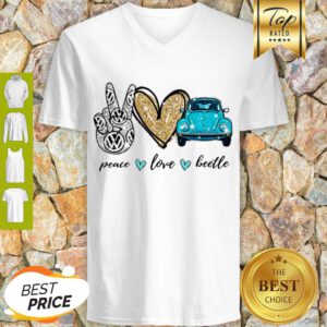 Good Peace Love Beetle V-Neck